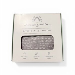 Whispering Willow Lavender Eye Pillow New Gray